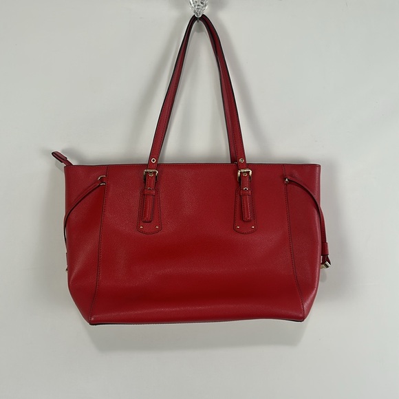 Michael Kors Large Red Tote Bag - Picture 8 of 10